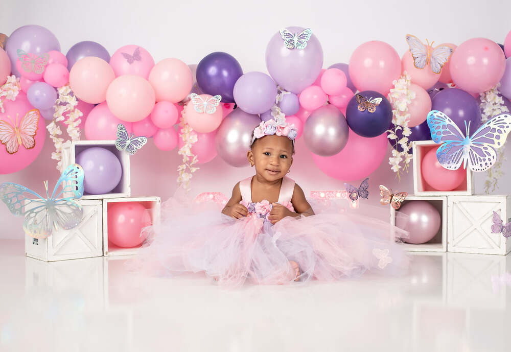 Cake Smash photography by Grace Portrait Studios, Douglasville GA