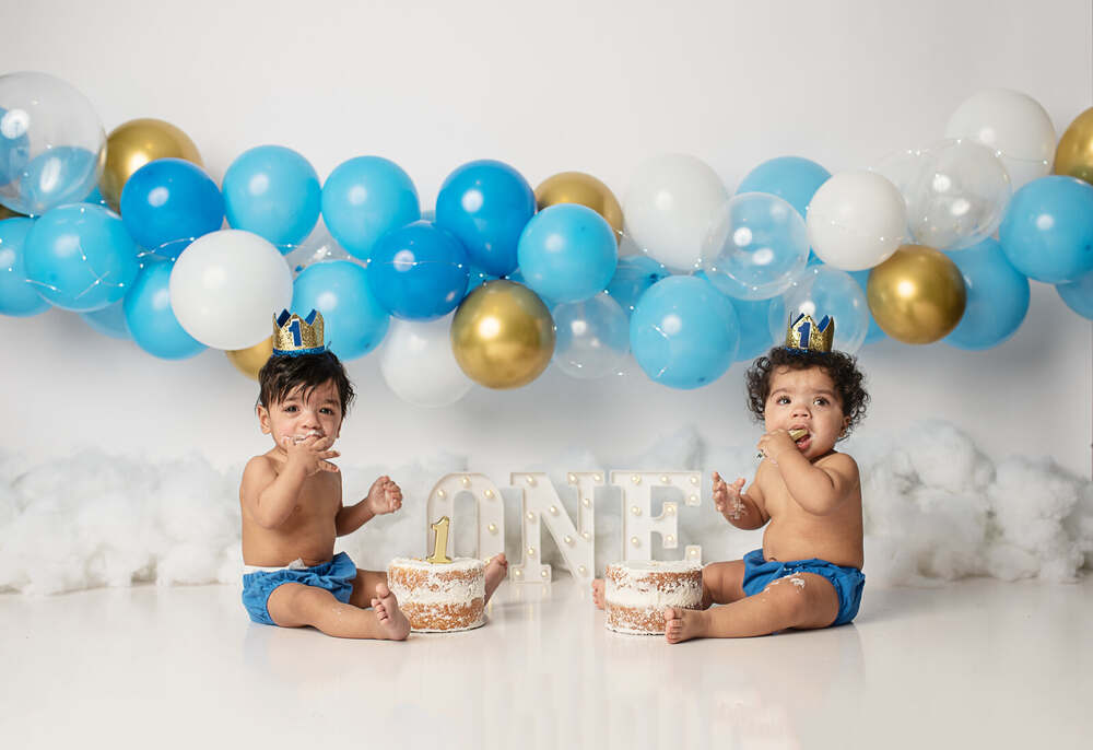 Cake Smash photography by Grace Portrait Studios, Douglasville GA
