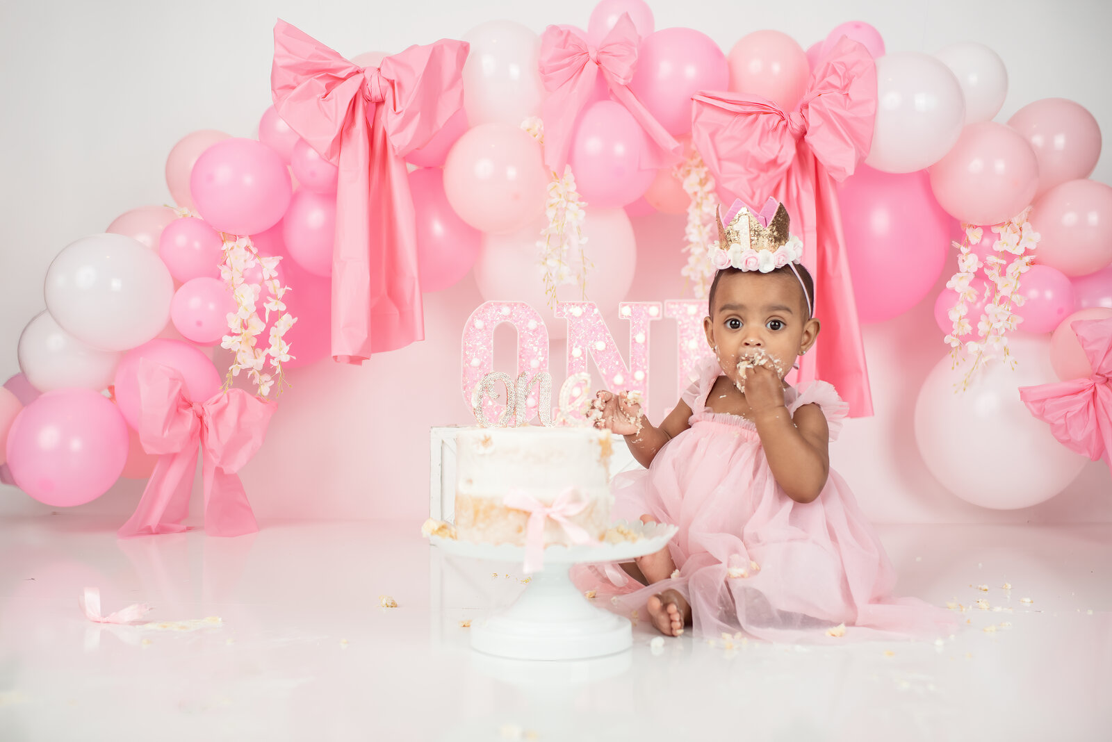 Cake Smash & First Birthday photography session, Grace Portrait Studios Douglasville GA